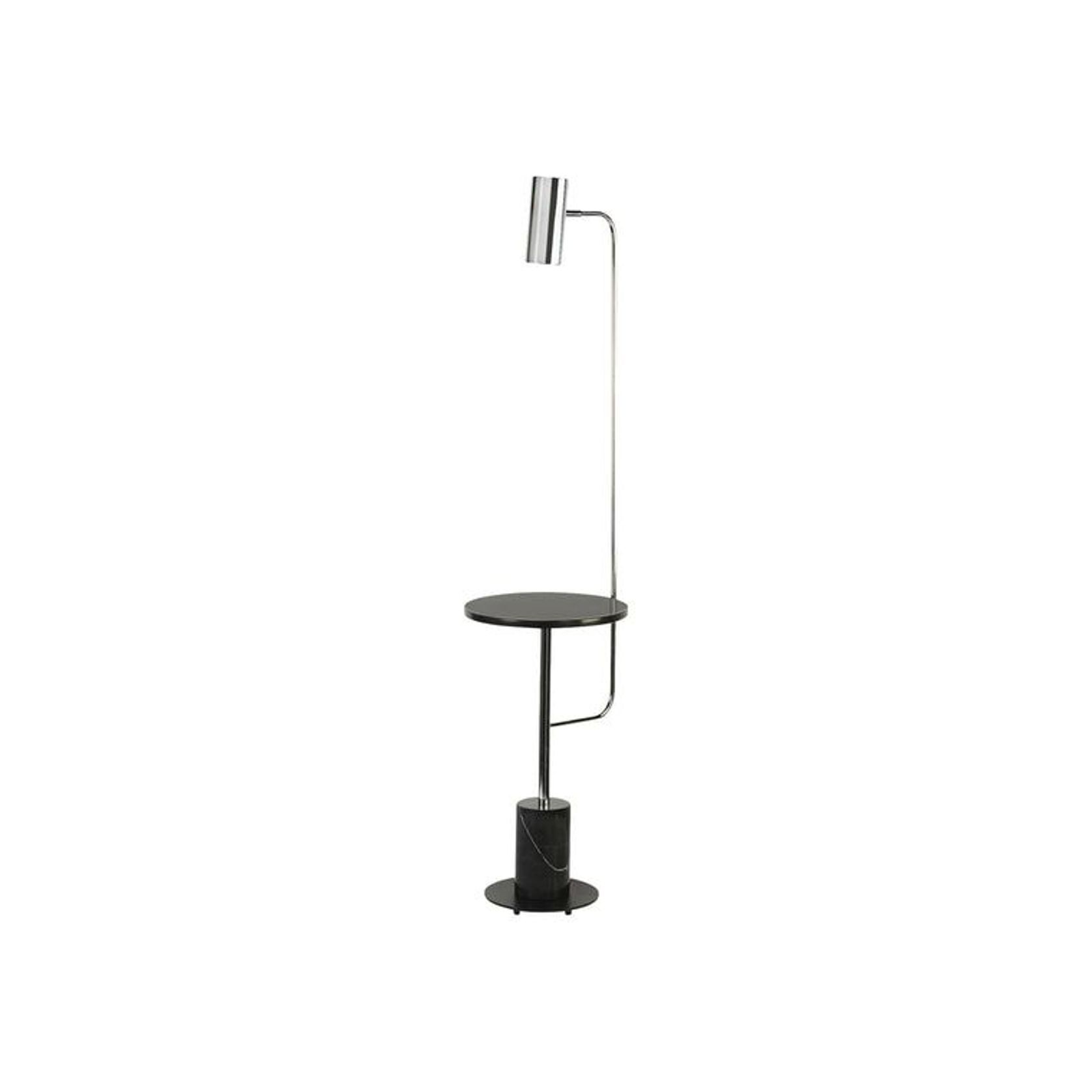 Disson Functional Floor Lamp with Table Top and Marble Base gallery detail image
