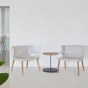 Wrapp Armchair - Wooden Base gallery detail image