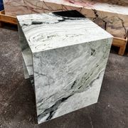 Waterfall Side Table - Twill Green gallery detail image