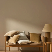 Weave Home Francesca Cushion - Olive | Velvet gallery detail image