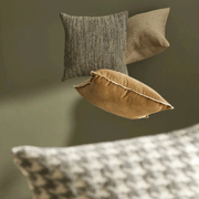 Weave Home Vista Cushion - Mineral | Chunky Linen/Wool Blend gallery detail image