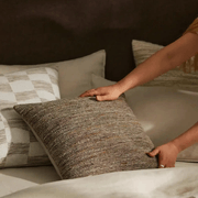 Weave Home Vista Cushion - Natural | Chunky Linen/Wool Blend gallery detail image