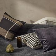 Weave Home Giovanni Cushion - Midnight | Bouclé Houndstooth gallery detail image