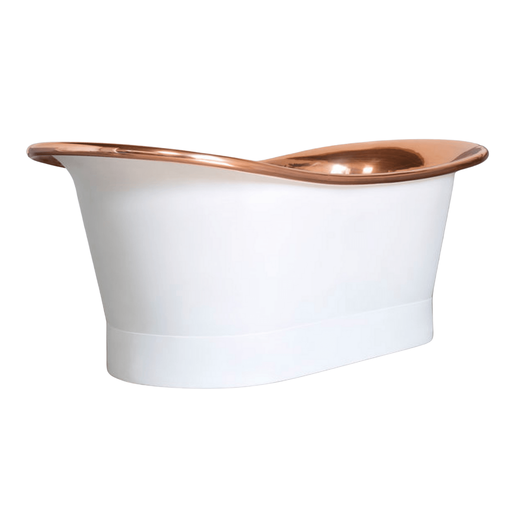 The Copper Bath Tub - Shanti Copper Double Slipper Smooth 1700mm - CB5017-D67 gallery detail image