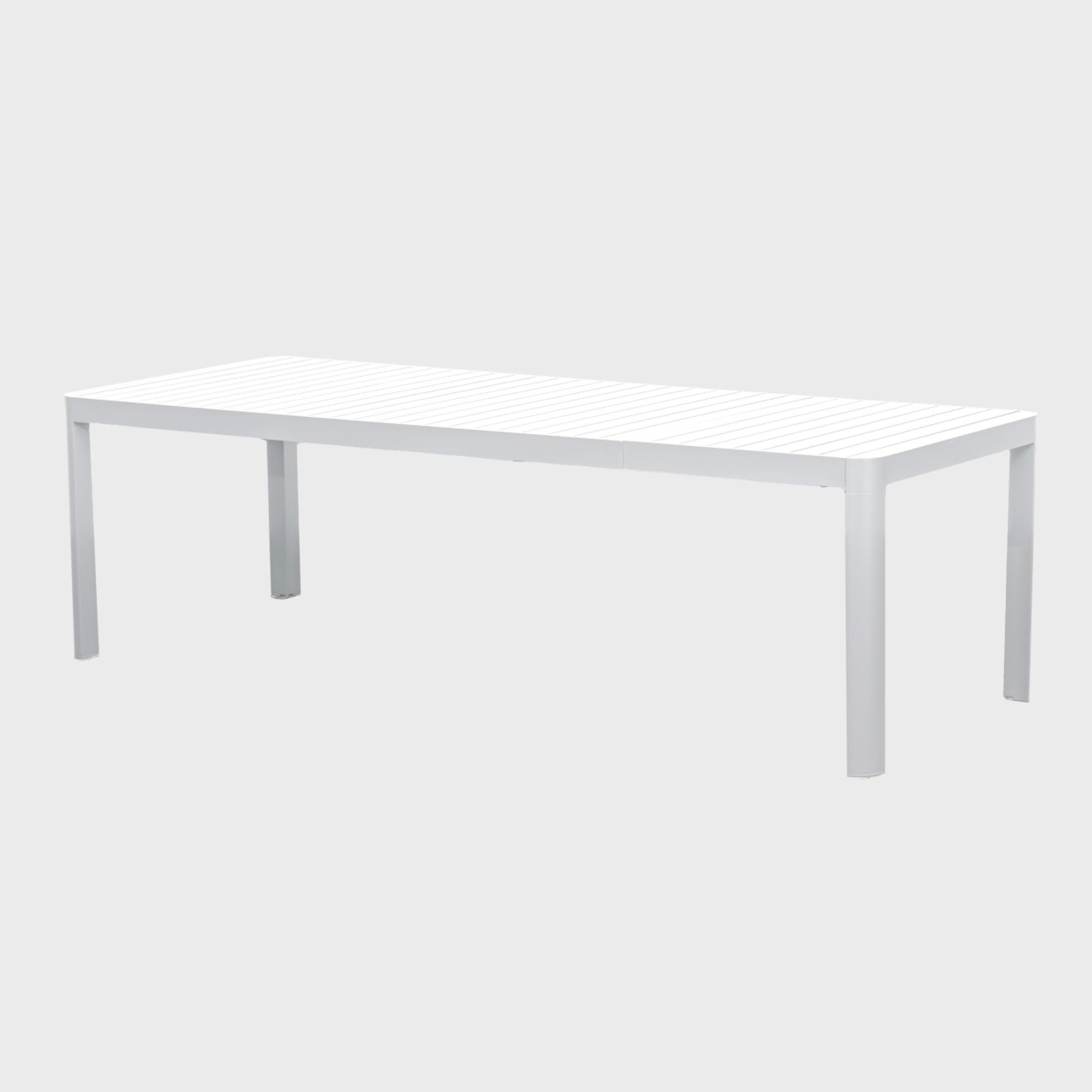 Azura Extension Outdoor Dining Table 195|255cm | White gallery detail image