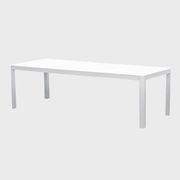 Azura Extension Outdoor Dining Table 195|255cm | White gallery detail image