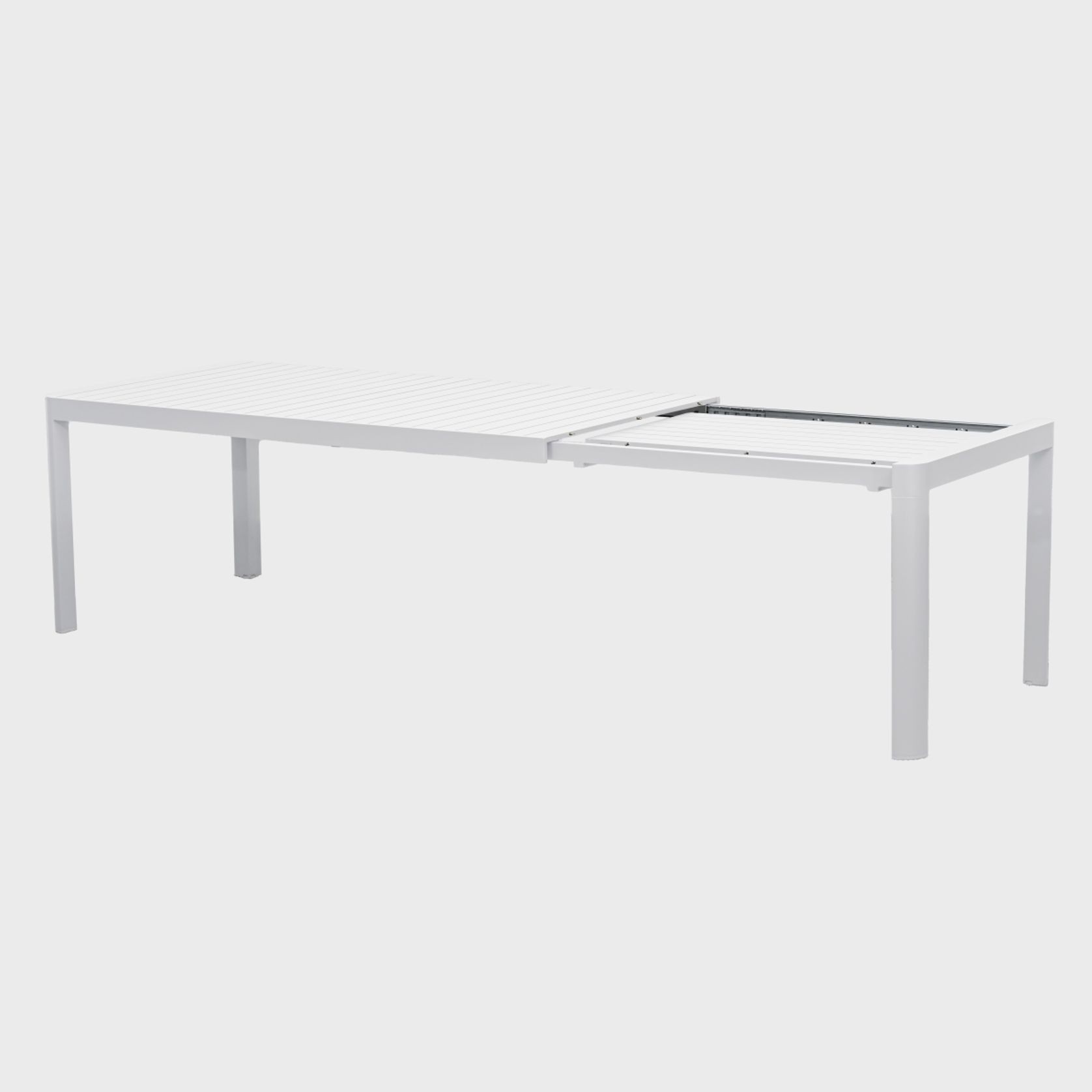 Azura Extension Outdoor Dining Table 195|255cm | White gallery detail image