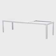 Azura Extension Outdoor Dining Table 195|255cm | White gallery detail image