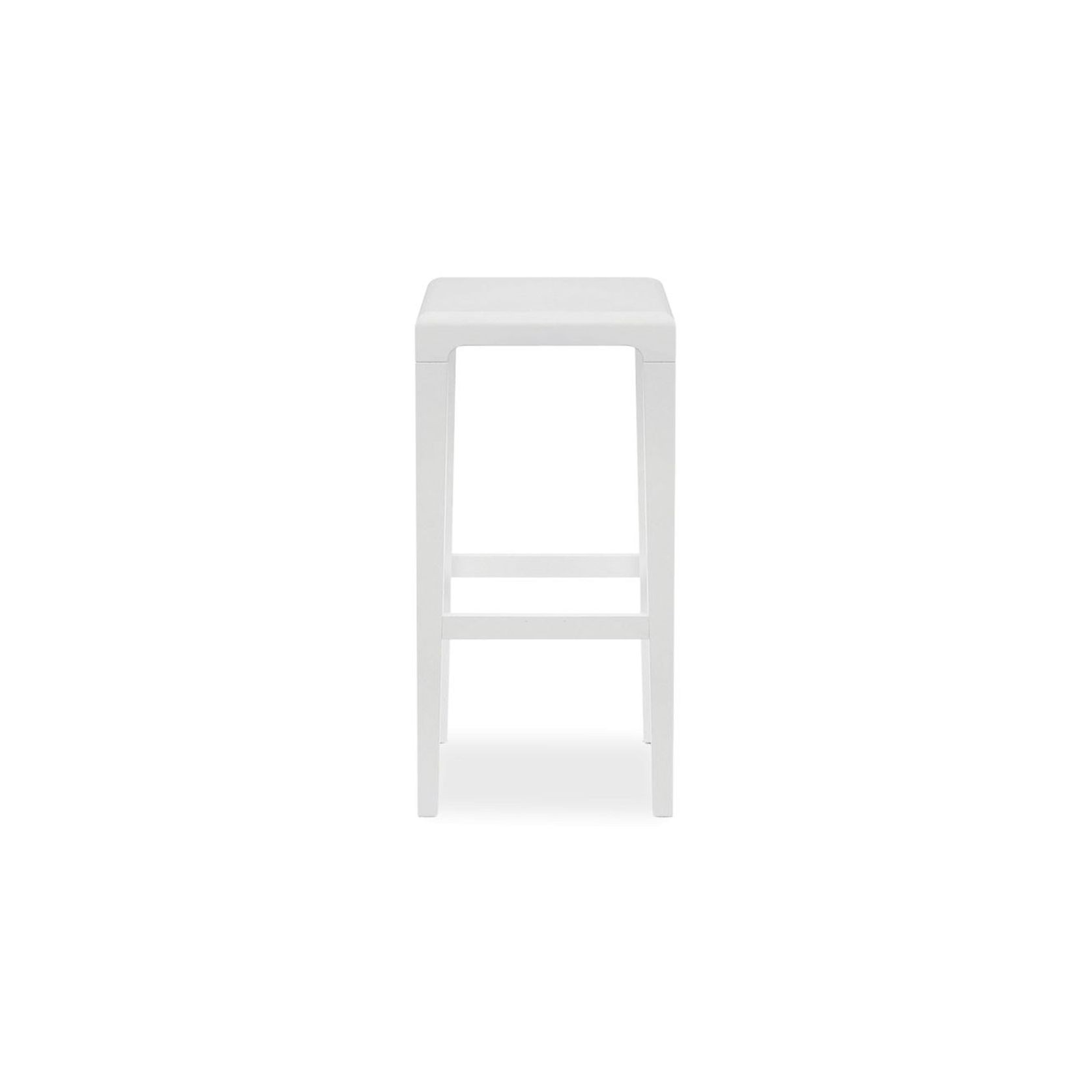 Rioja Kitchen Stool - White Painted - by TON gallery detail image