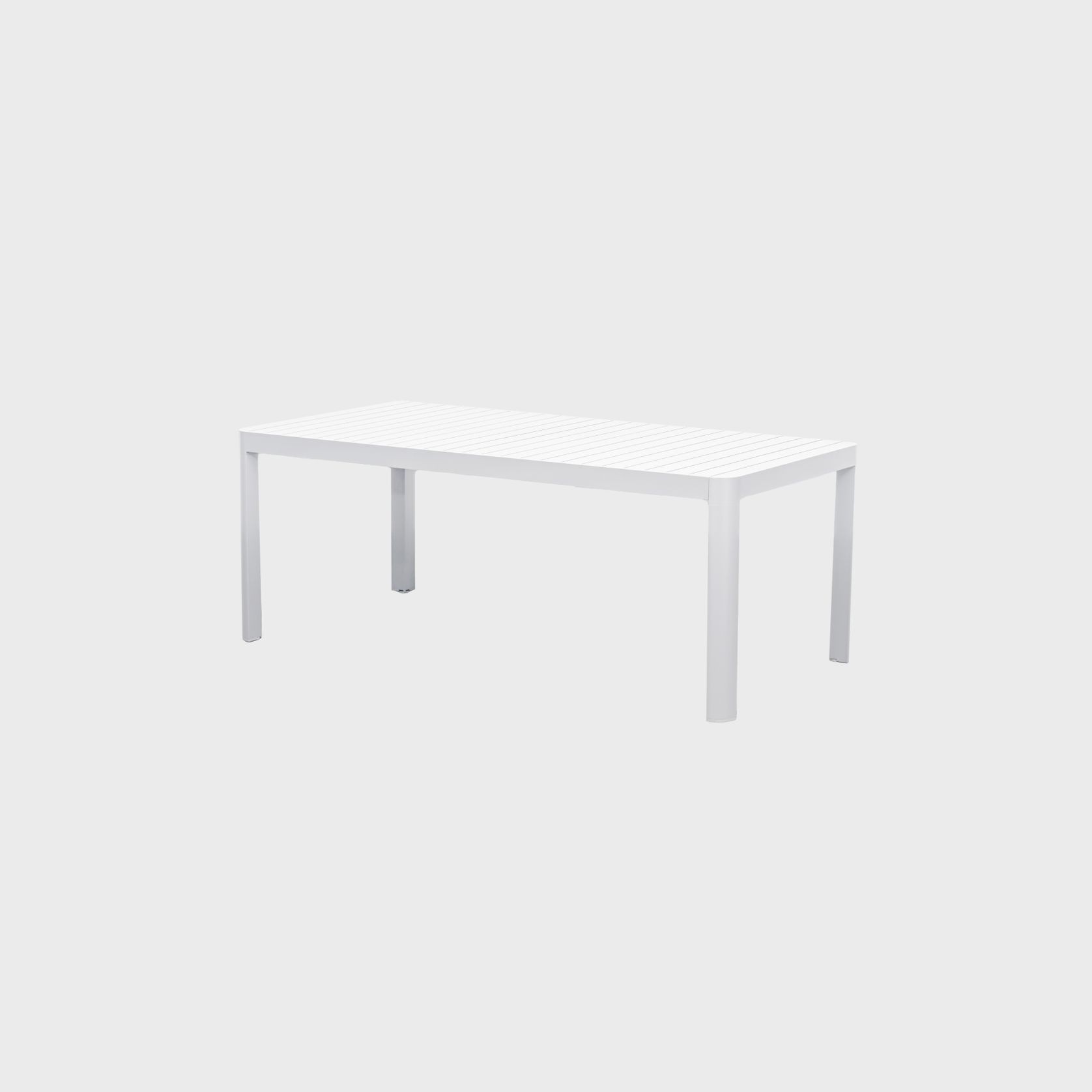 Azura Extension Outdoor Dining Table 195|255cm | White gallery detail image