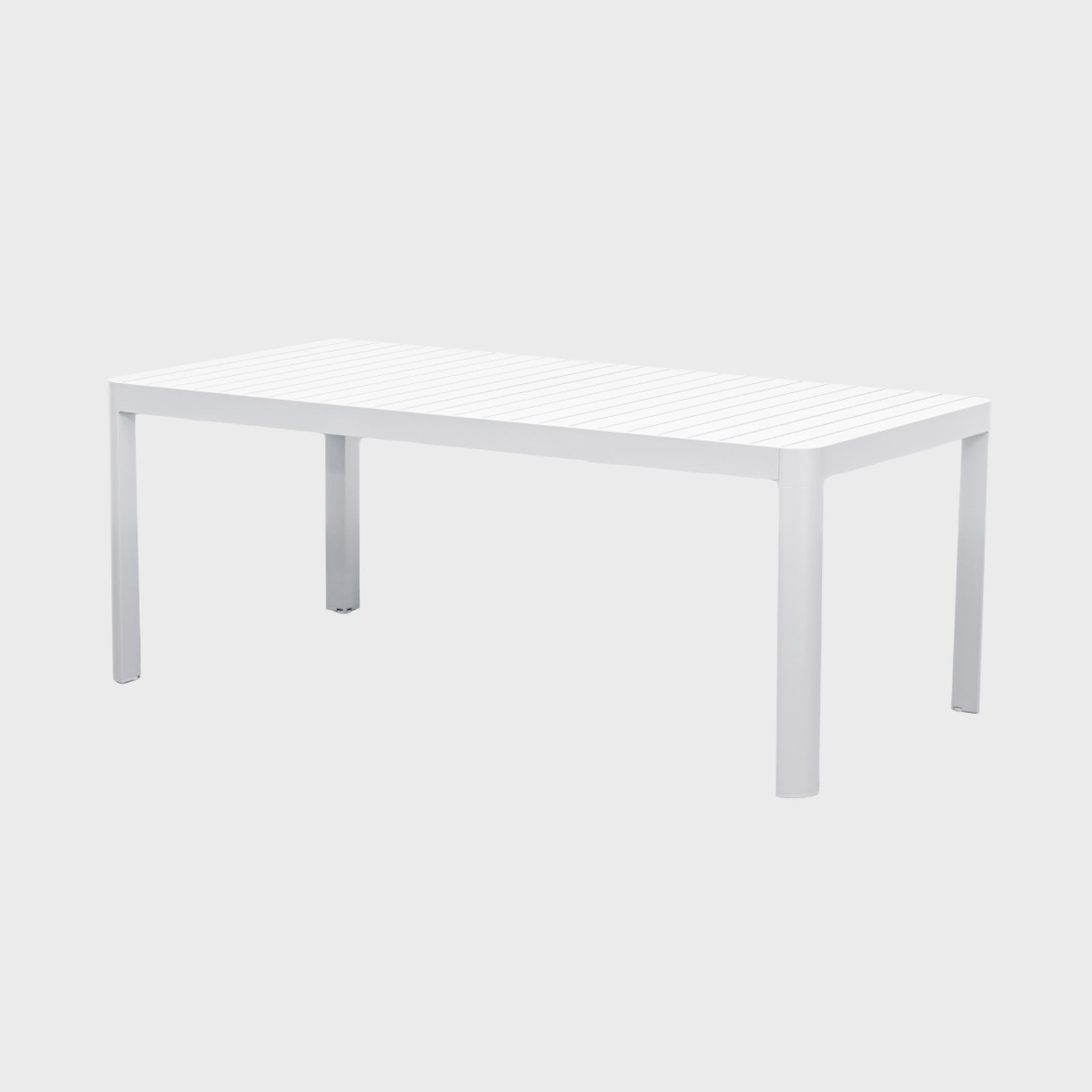 Azura Extension Outdoor Dining Table 195|255cm | White gallery detail image