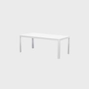 Azura Extension Outdoor Dining Table 195|255cm | White gallery detail image