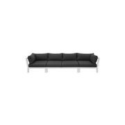 Newport Aluminium Outdoor Loveseat Sofa Set - 4 Seat gallery detail image