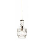 Wine Decanter Glass Pendant Light - Sherry gallery detail image