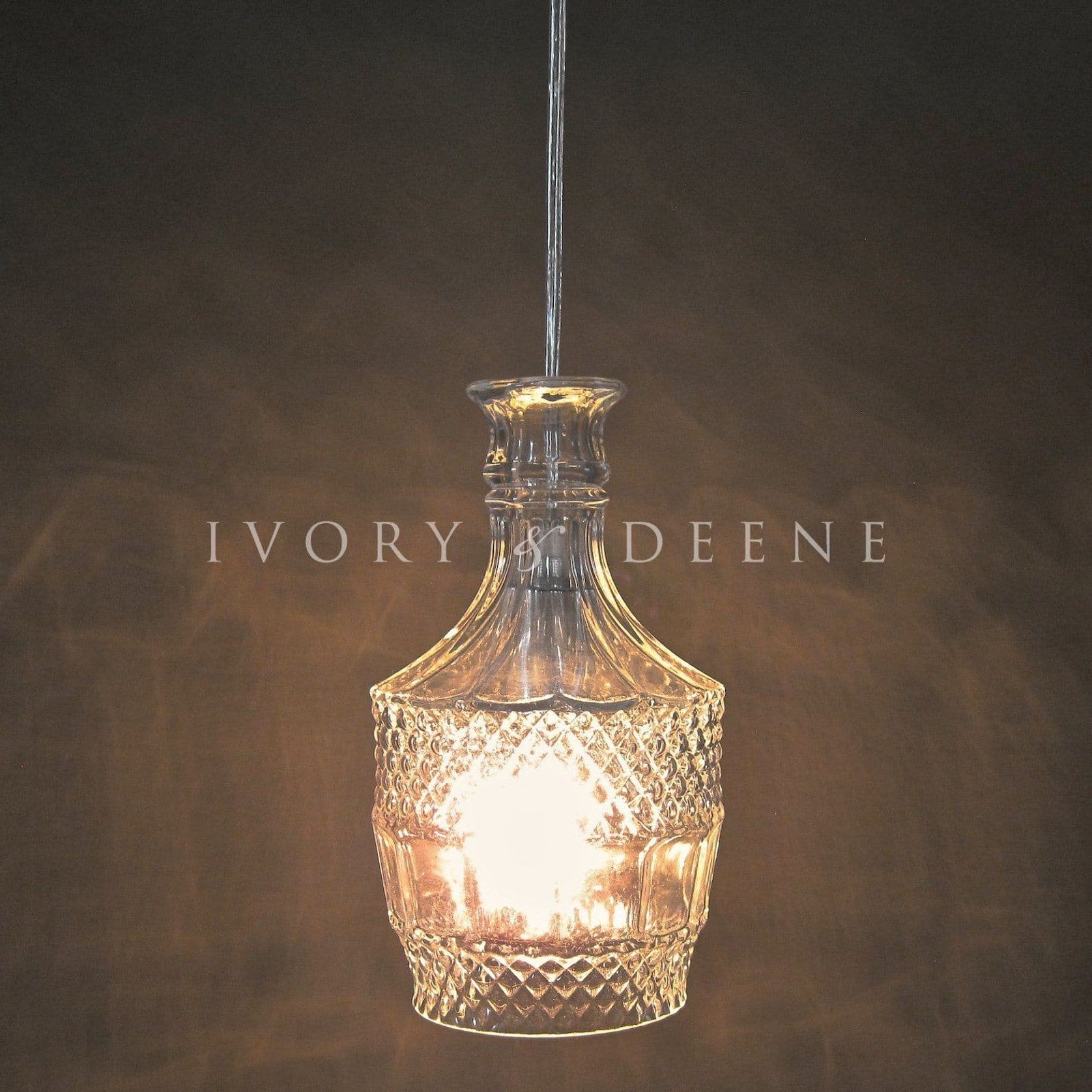 Wine Decanter Glass Pendant Light - Sherry gallery detail image