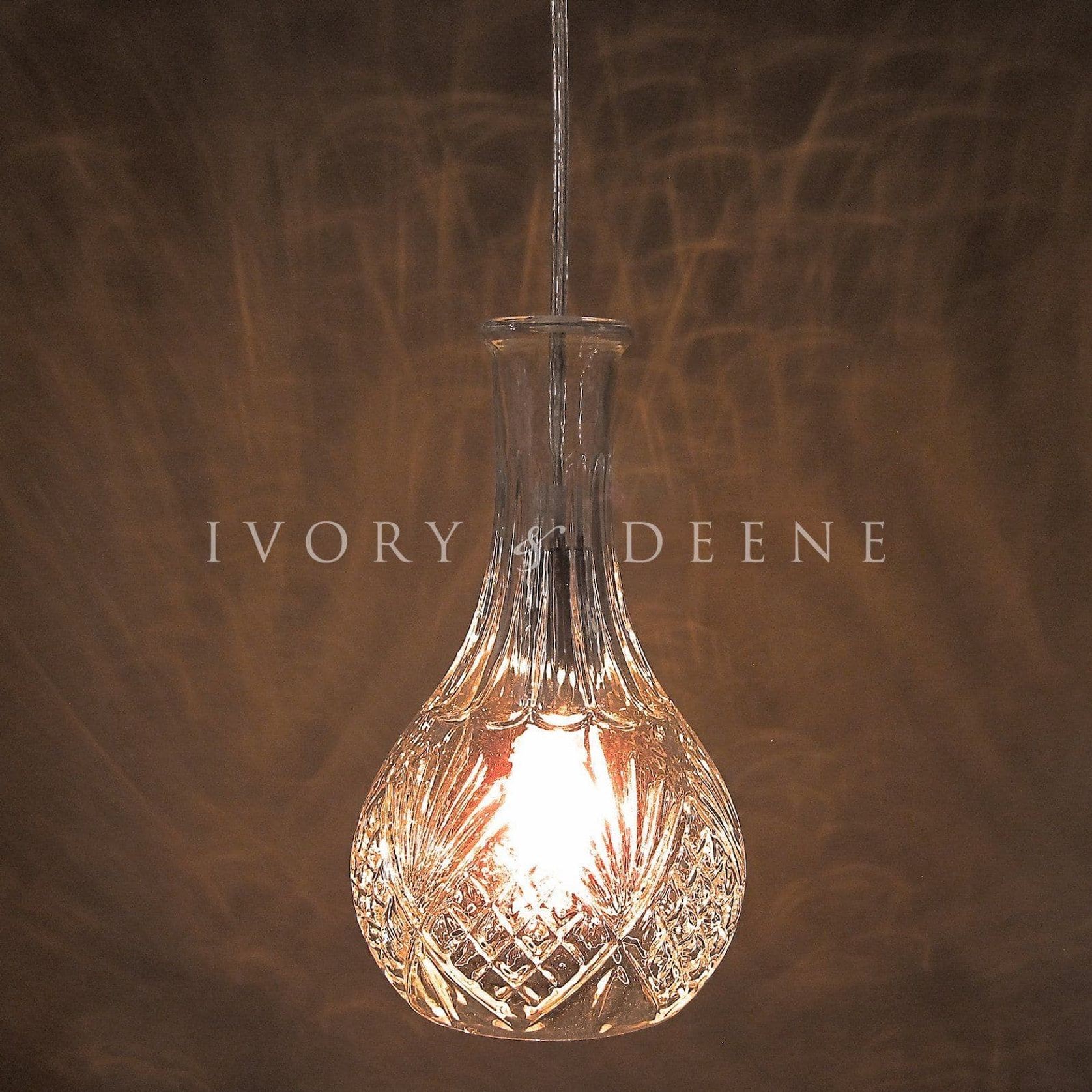 Wine Decanter Glass Pendant Light - Sherry gallery detail image