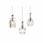 Wine Decanter Glass Pendant Light - Brandy gallery detail image