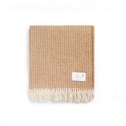 Ruanui Station Lambswool Waffle Throw - Winiata Wheat gallery detail image
