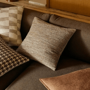 Weave Home Senso Cushion -Earth | Woven Check gallery detail image