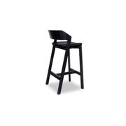 Merano Kitchen Stool - Black Stained  - by TON gallery detail image