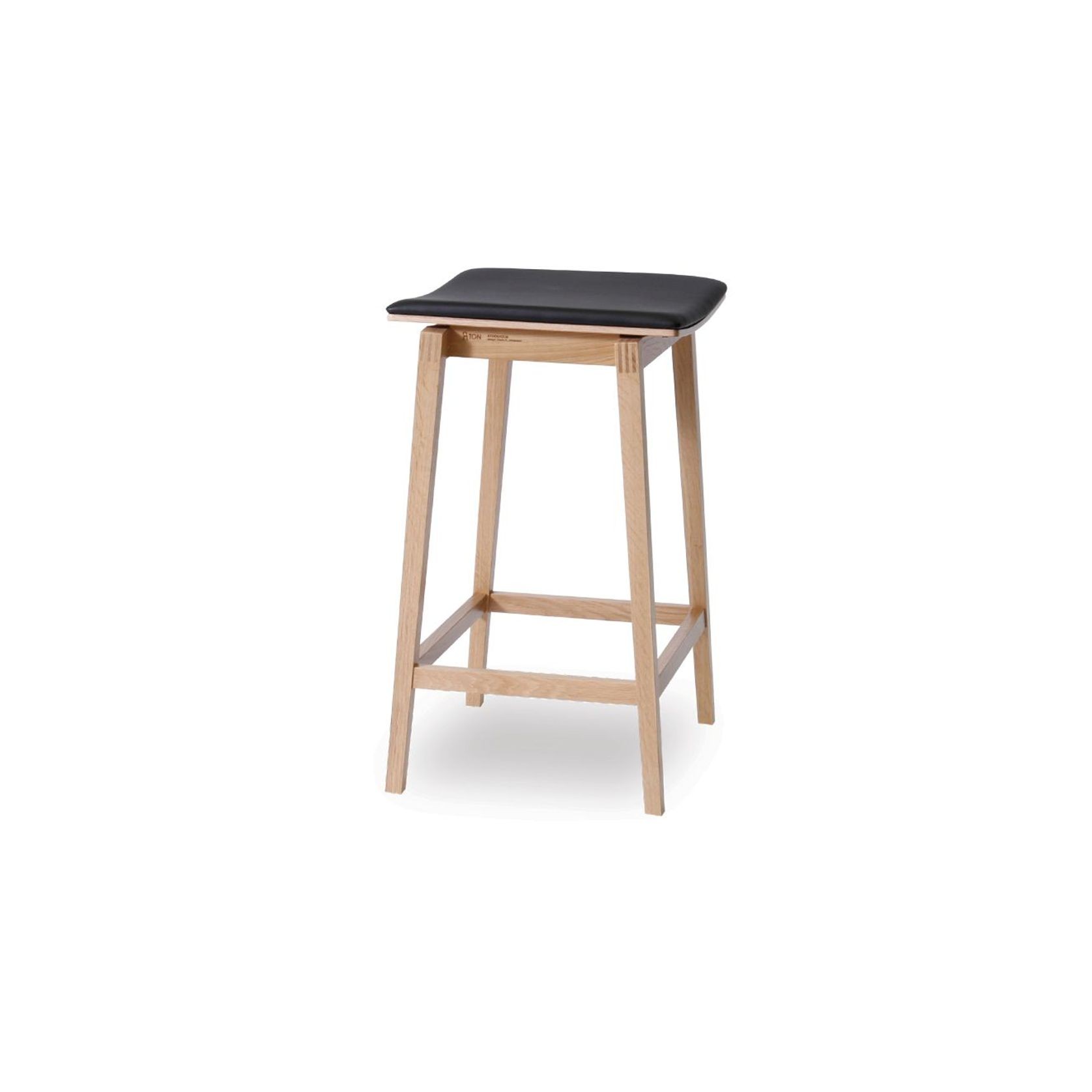 Stockholm Kitchen Stool - Natural Oak  - by TON gallery detail image
