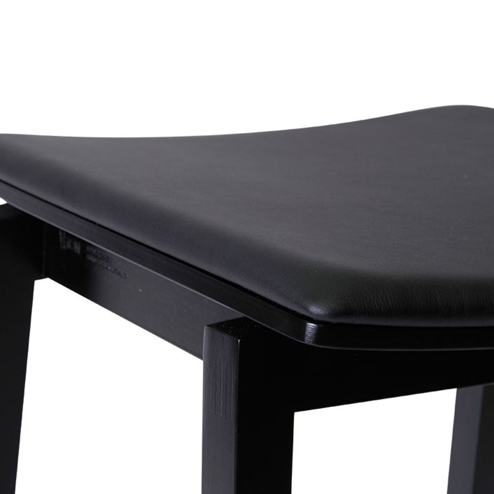 Stockholm Kitchen Stool - Black Stain - by TON gallery detail image