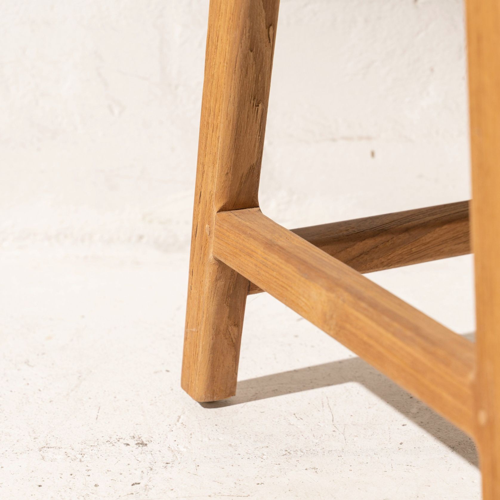 Yana Leather Footstool gallery detail image