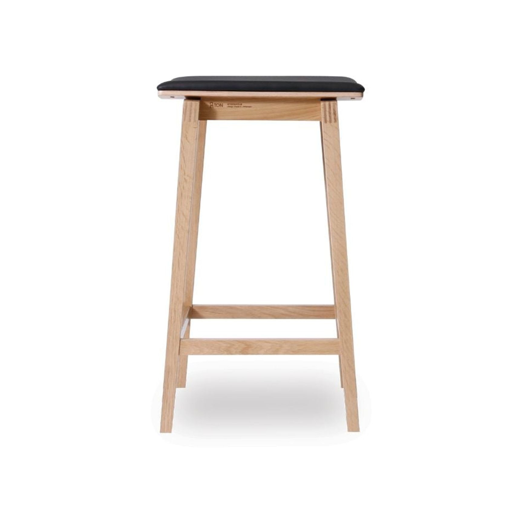 Stockholm Kitchen Stool - Natural Oak  - by TON gallery detail image