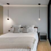 Rolla 1 Light Pendant in Matte Black gallery detail image