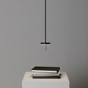 Rolla 1 Light Pendant in Matte Black gallery detail image