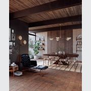 Herman 5 Light Chandelier in Patina Brass & Soft Sand gallery detail image