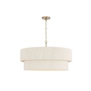 Timmering 4 Light Pendant - Large in Matte Brass gallery detail image