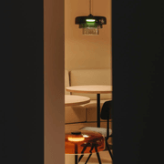 Lark 3 Shade Pendant - 42 cm in Amber gallery detail image