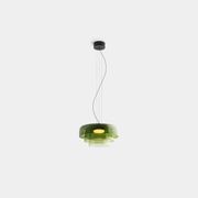 Lark 3 Shade Pendant - 42 cm in Green gallery detail image