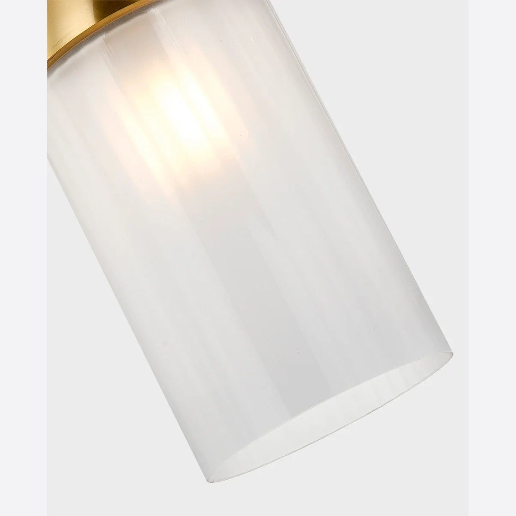 Lumi 1 Light Pendant in Aged Brass gallery detail image