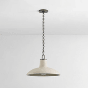 Potter 1 Light Pendant In Distressed Bronze & Ceramic Ivory Crackle gallery detail image