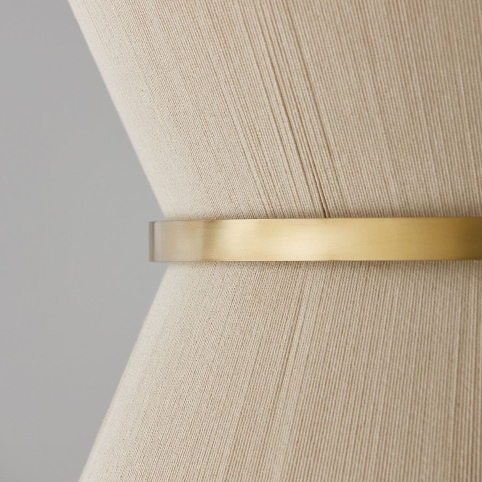 Fisher 8 Light Pendant in Brass & Bleached Rope gallery detail image
