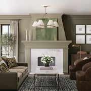 Welsh 6 Light Ring Chandelier in Matte Brass gallery detail image