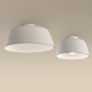 Kondo Ceiling Light - Large in Grey & White gallery detail image