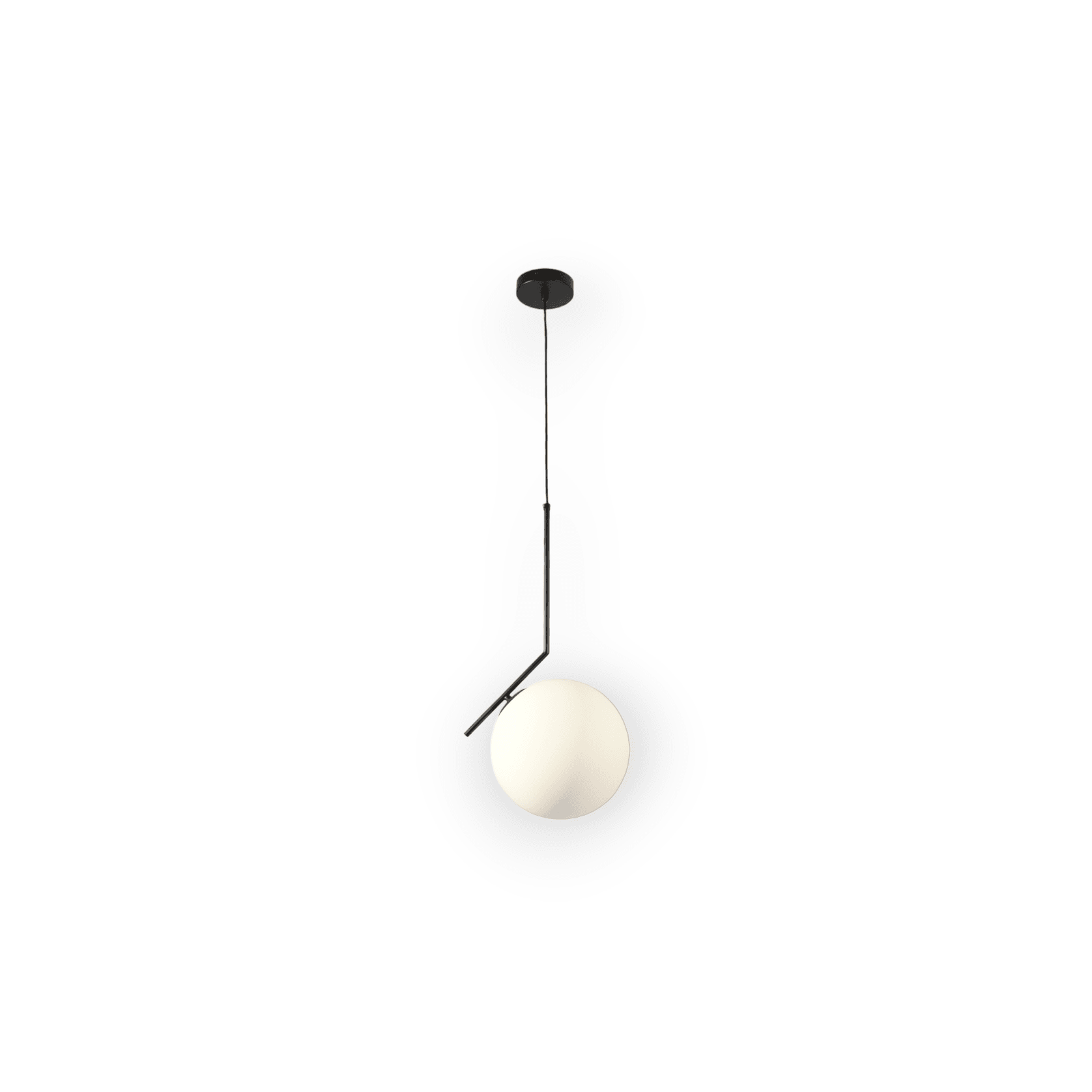Orb Angled 1L Pendant Light gallery detail image