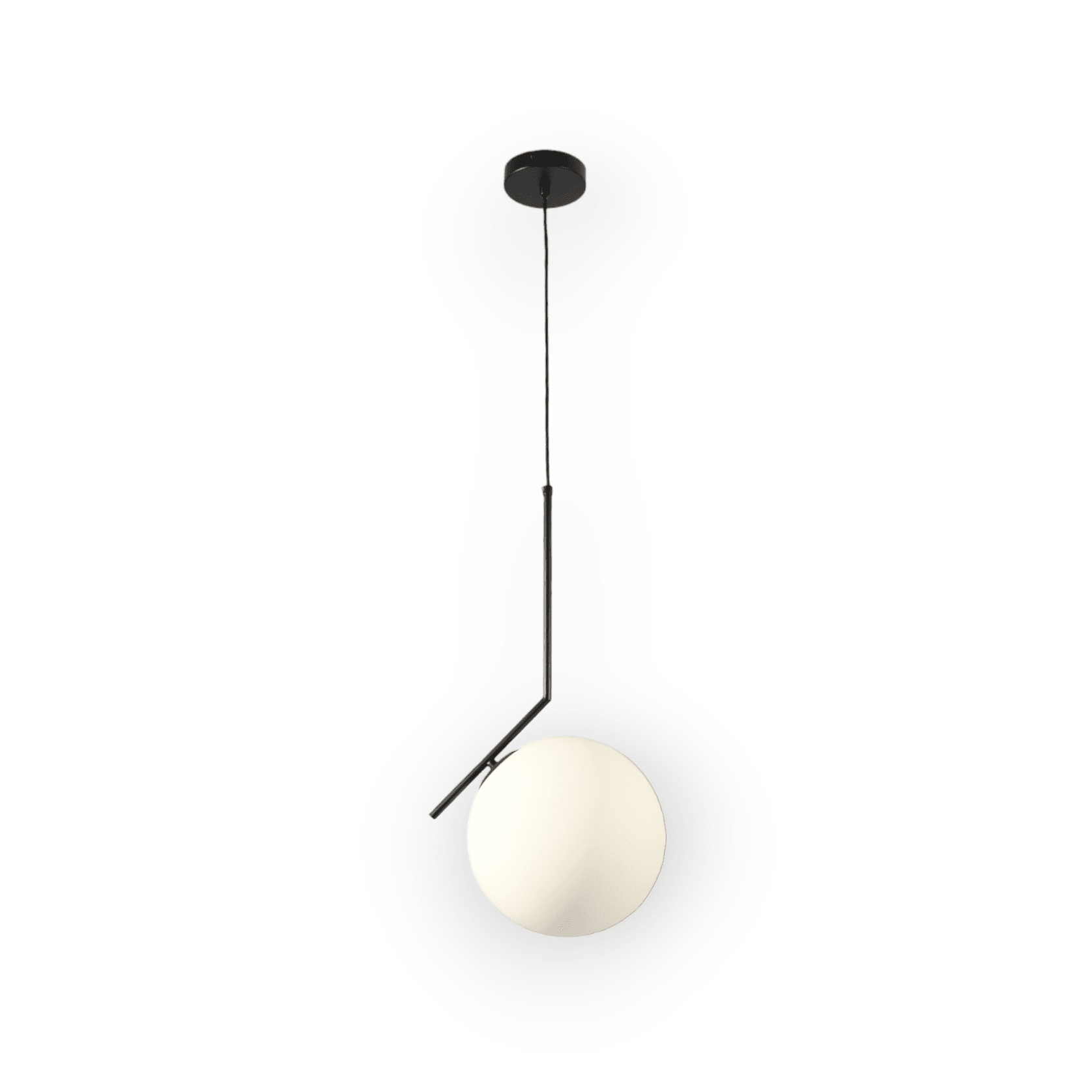 Orb Angled 1L Pendant Light gallery detail image