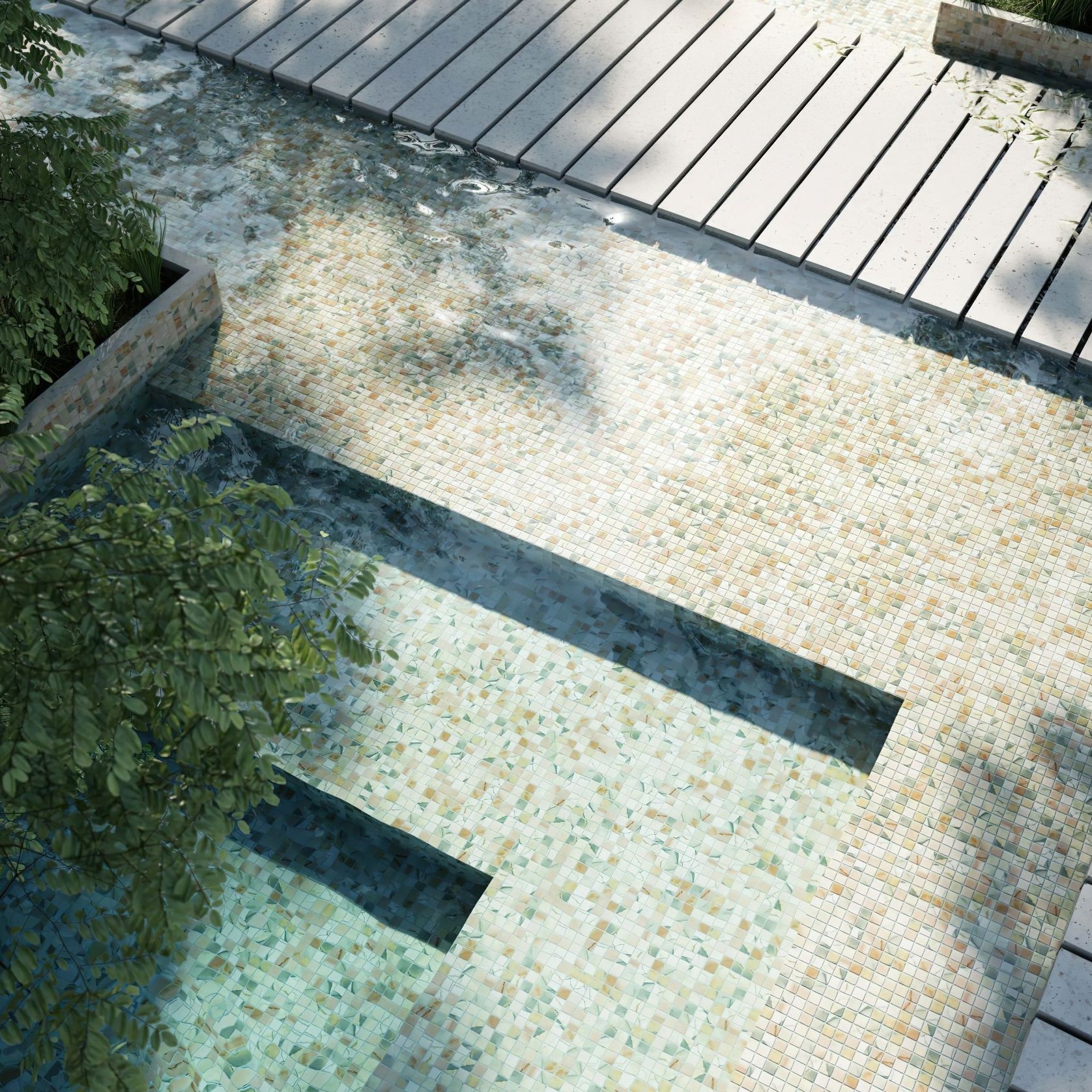 Effect Tile | Aquarelle Collection by Ezarri gallery detail image