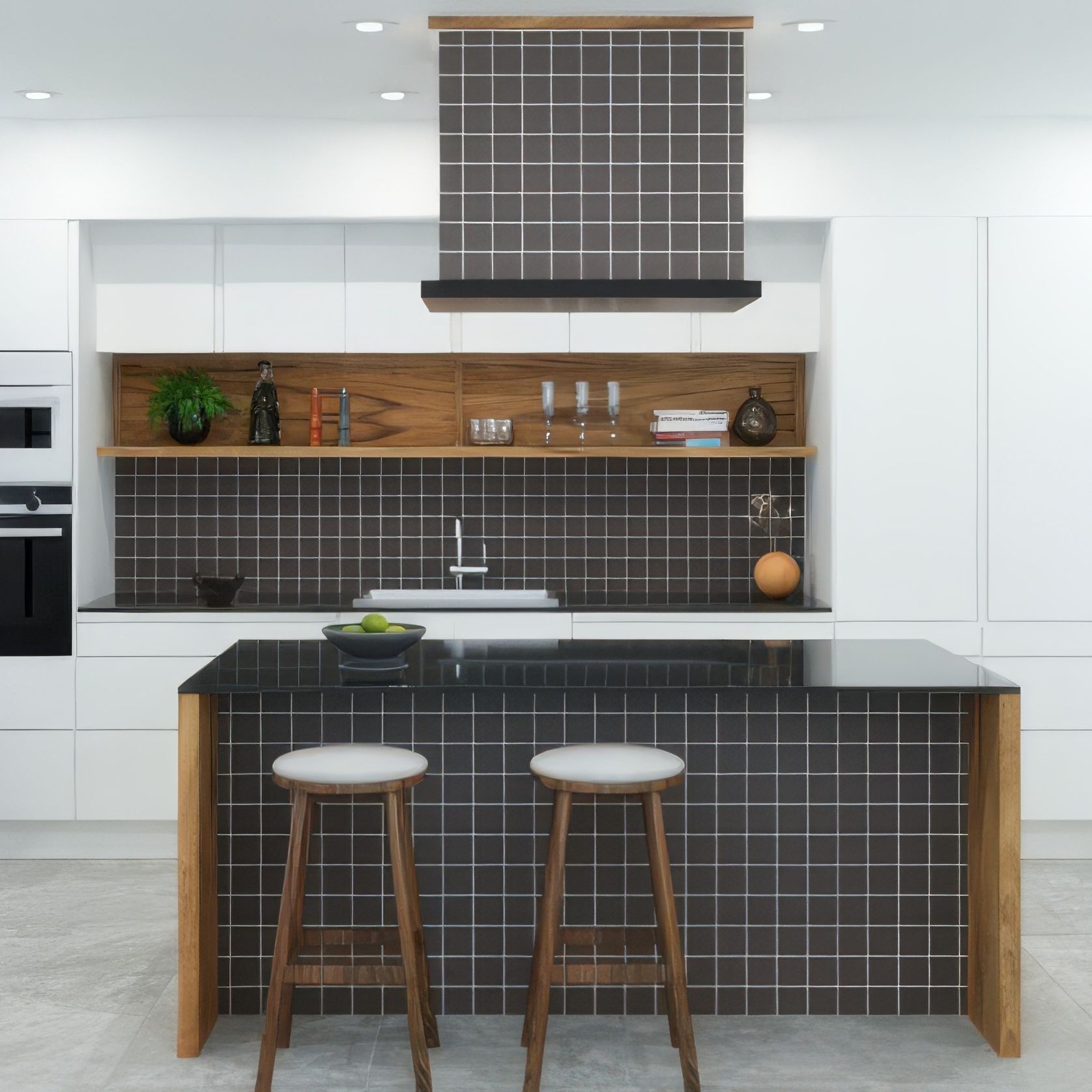 Surfaces Truffle Matt 75mm Mosaic gallery detail image