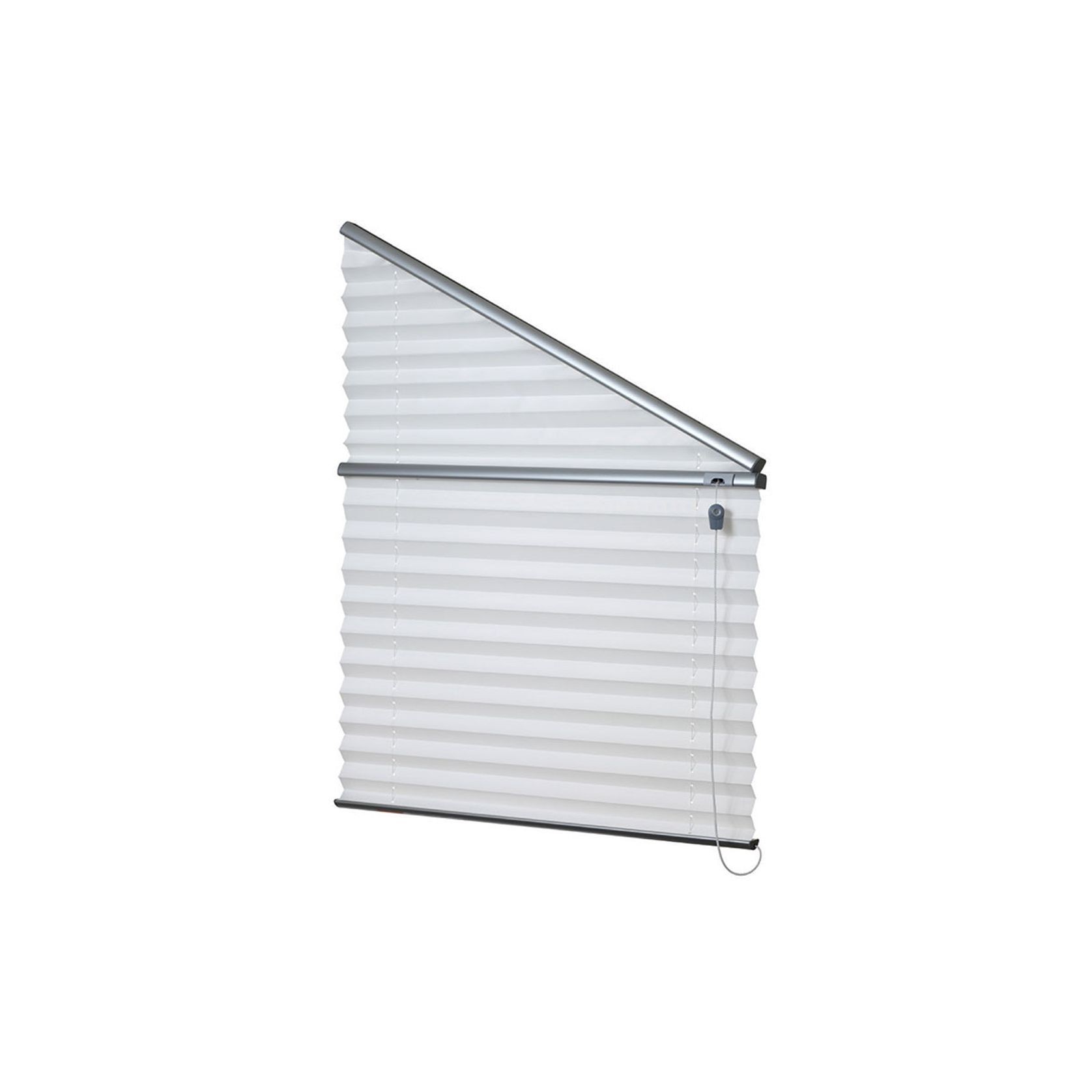 Triangle Horizontal Top Pleated Blind | Pleated Blinds gallery detail image