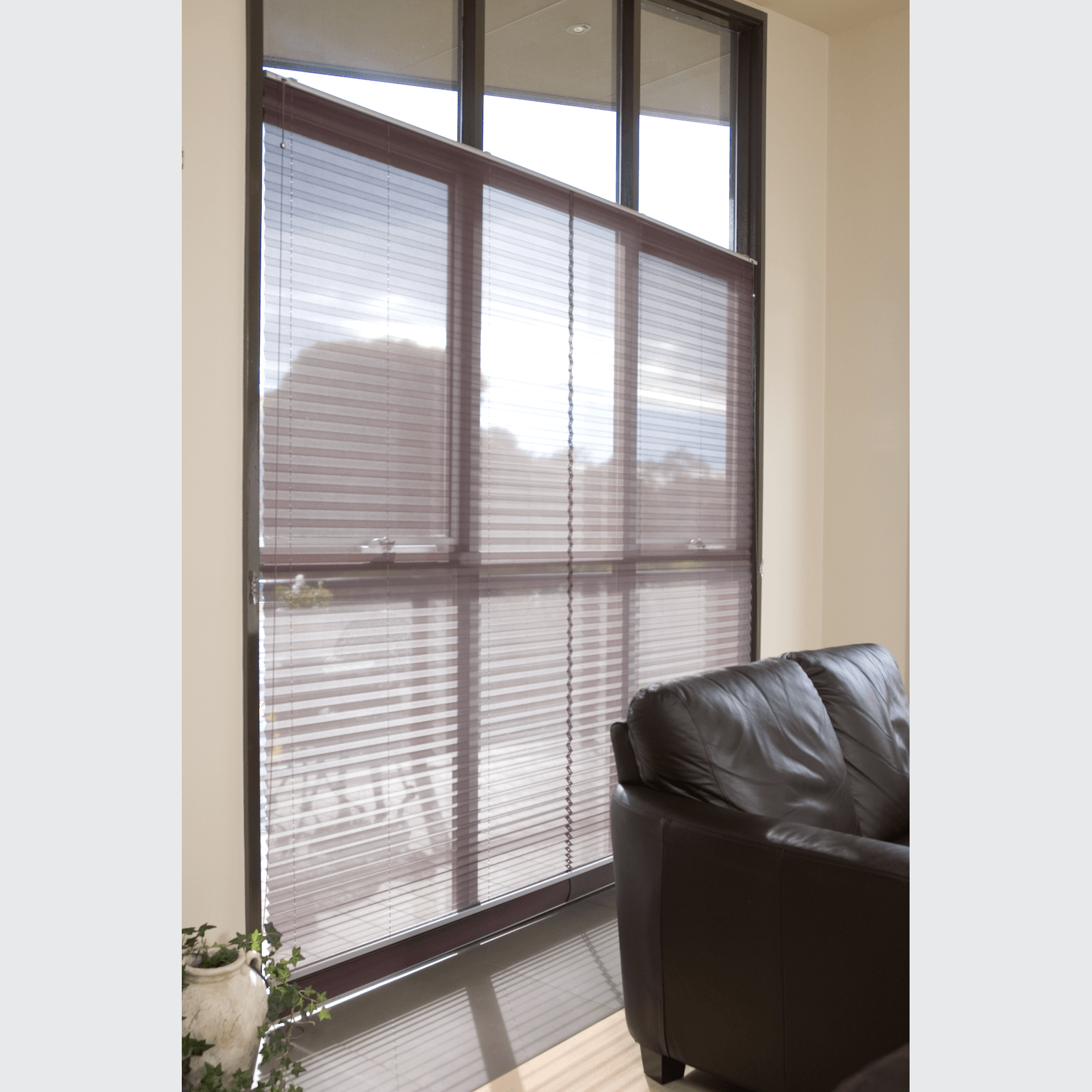 Triangle Horizontal Top Pleated Blind | Pleated Blinds gallery detail image