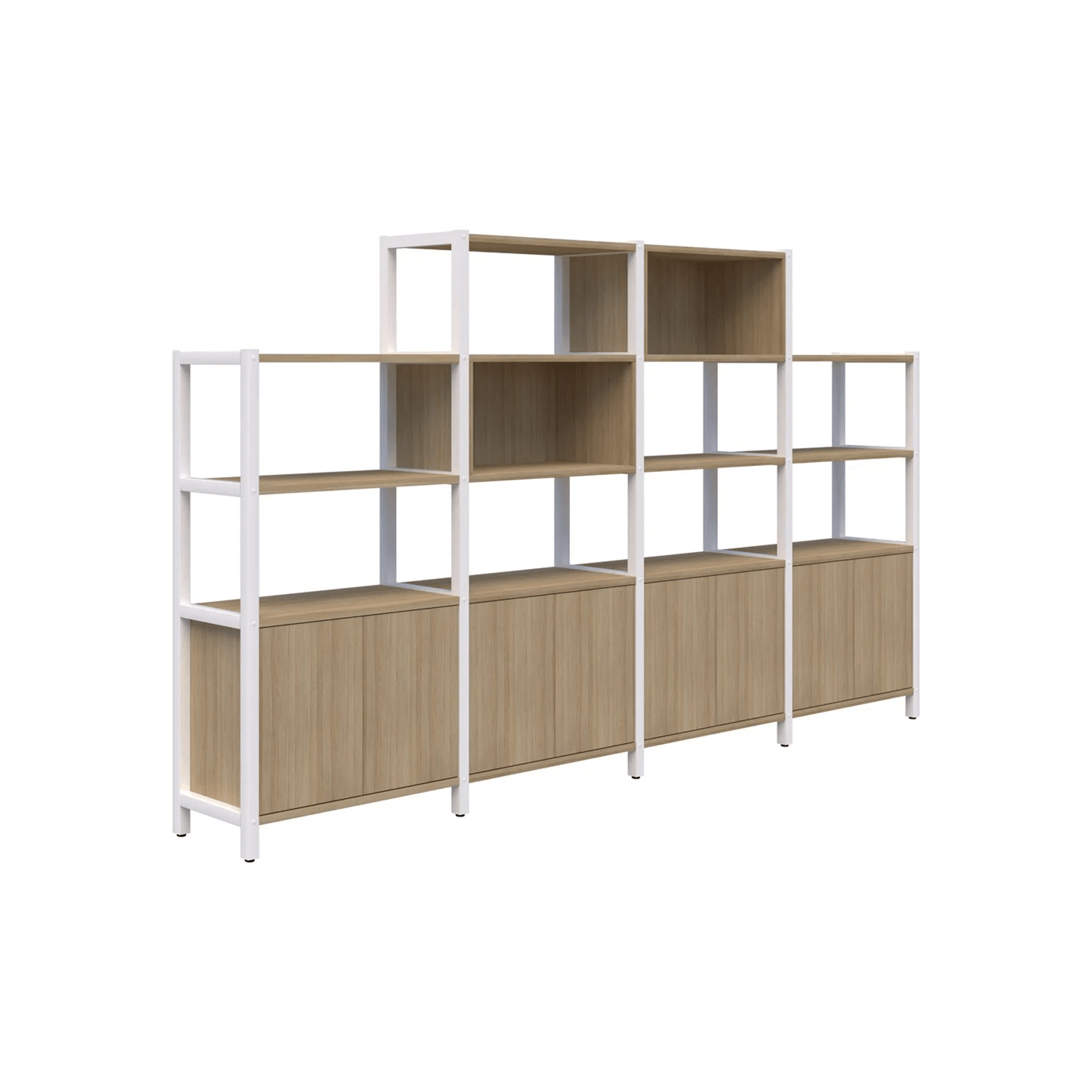 Grid 40 Storage/Open Display Wall 4-5 Tier 1500/1890h gallery detail image