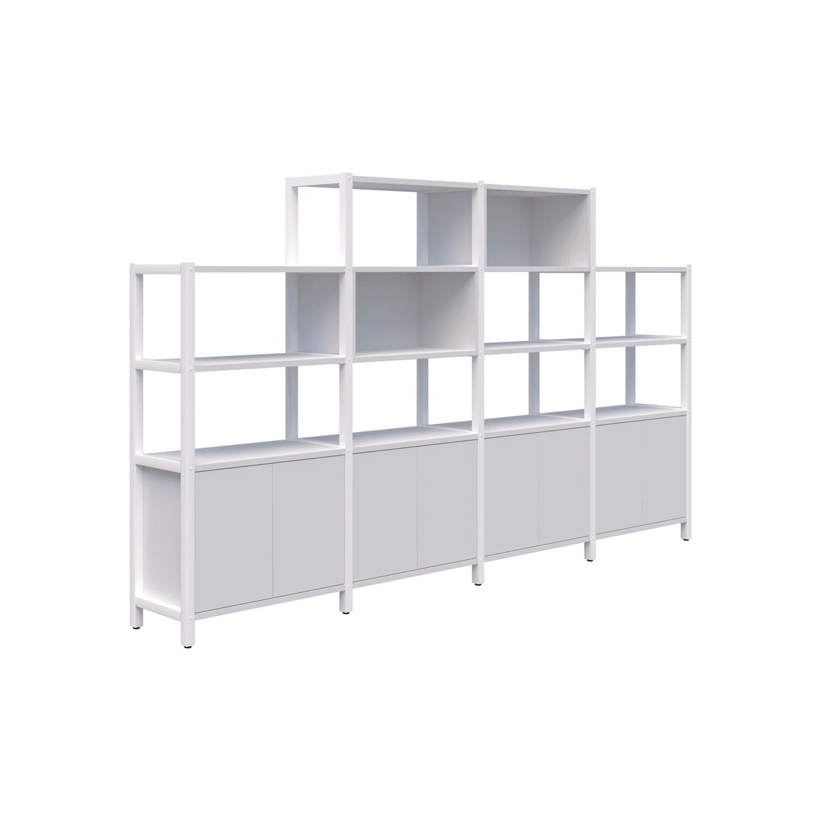 Grid 40 Storage/Open Display Wall 4-5 Tier 1500/1890h gallery detail image