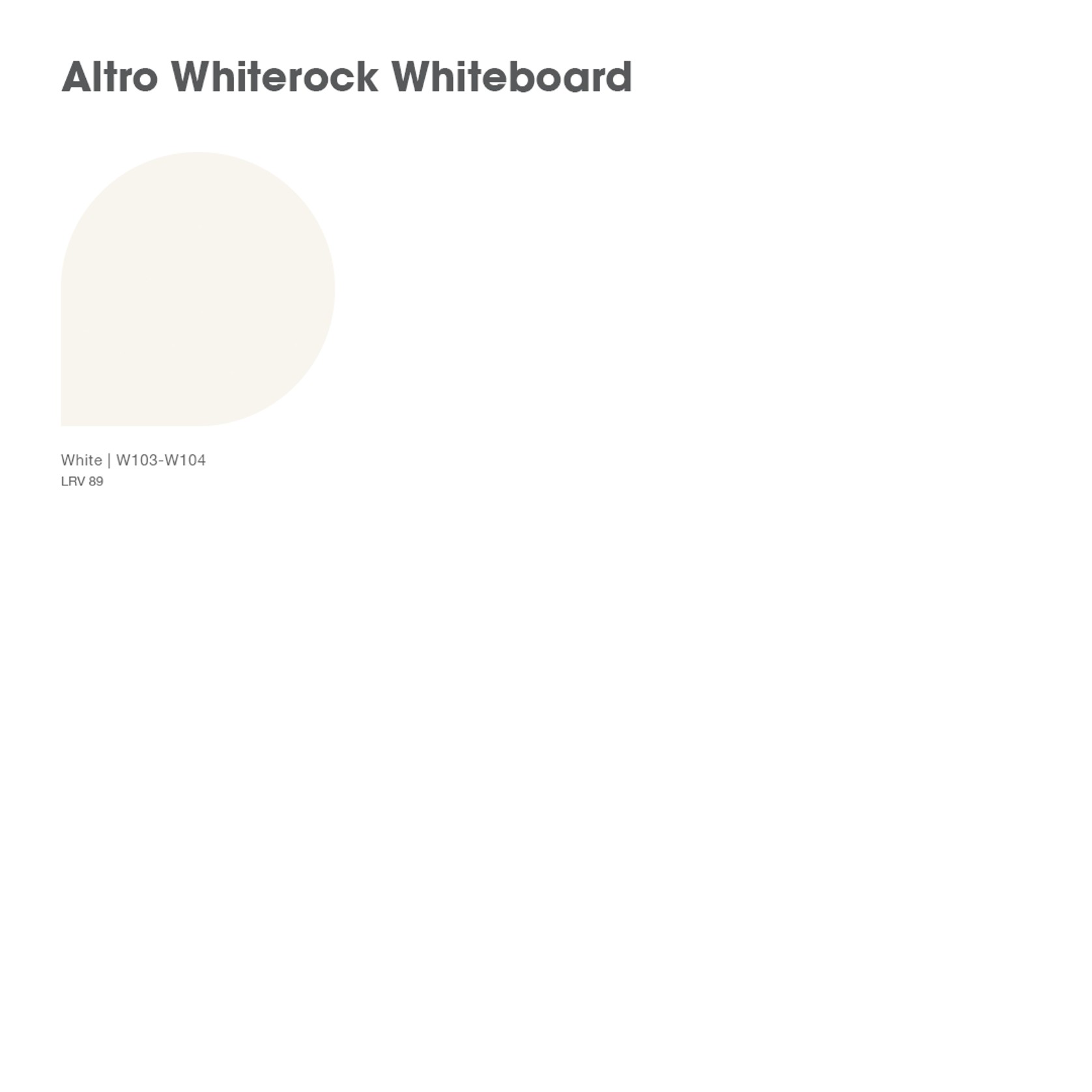 Altro Whiterock™ Whiteboard gallery detail image