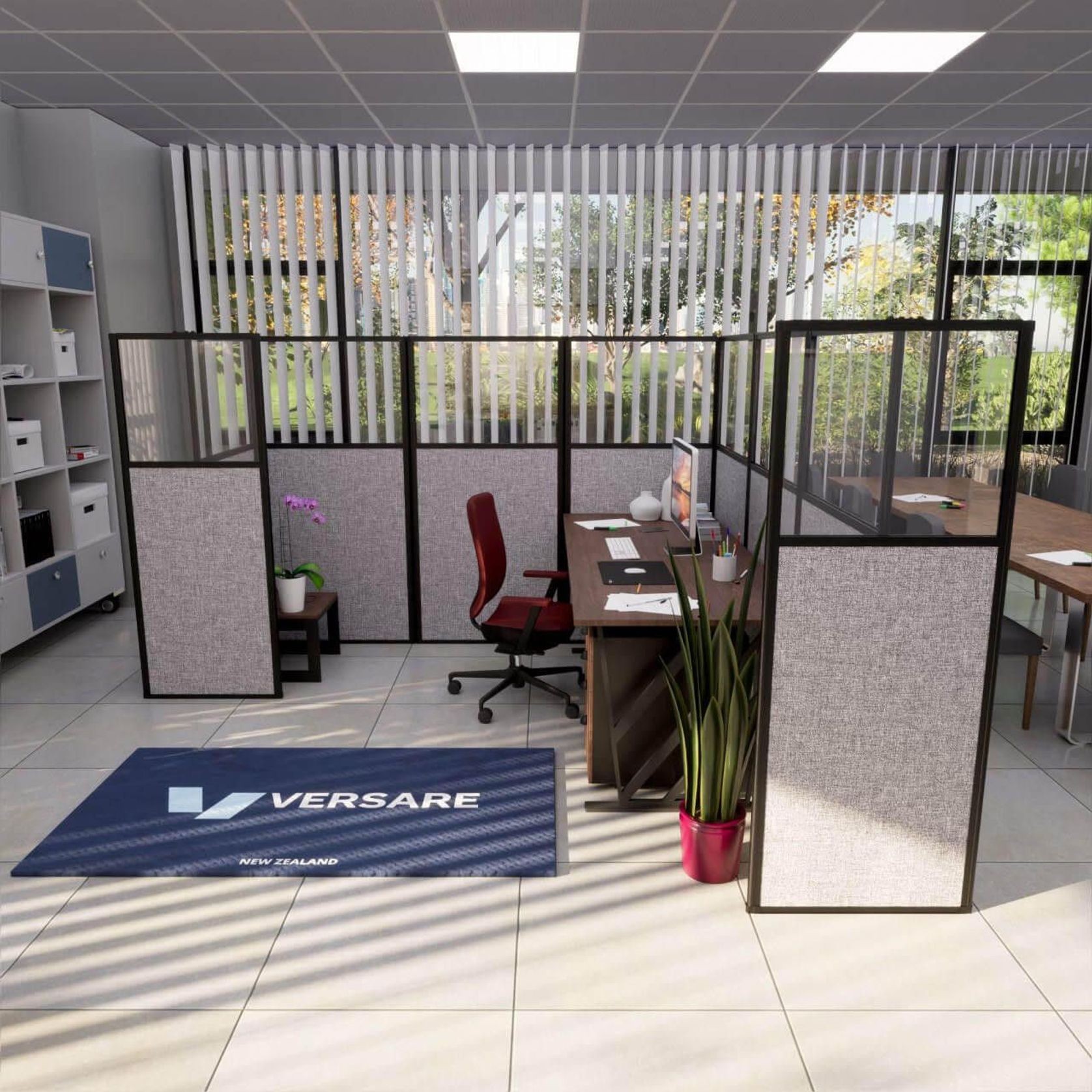 WorkStation Booth | Freestanding Upholstered Fabric gallery detail image