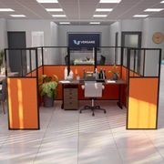 WorkStation Booth | Freestanding Upholstered Fabric gallery detail image